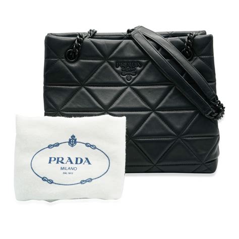 Nappa Leather Prada Spectrum Tote